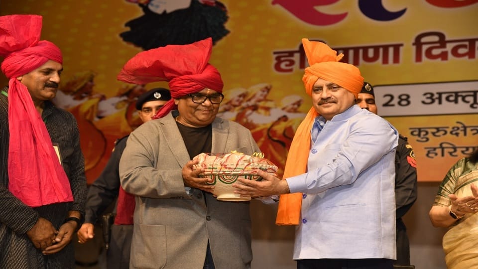 Satish Kaushik connection with Kurukshetra University participated in Ratnavali Festival