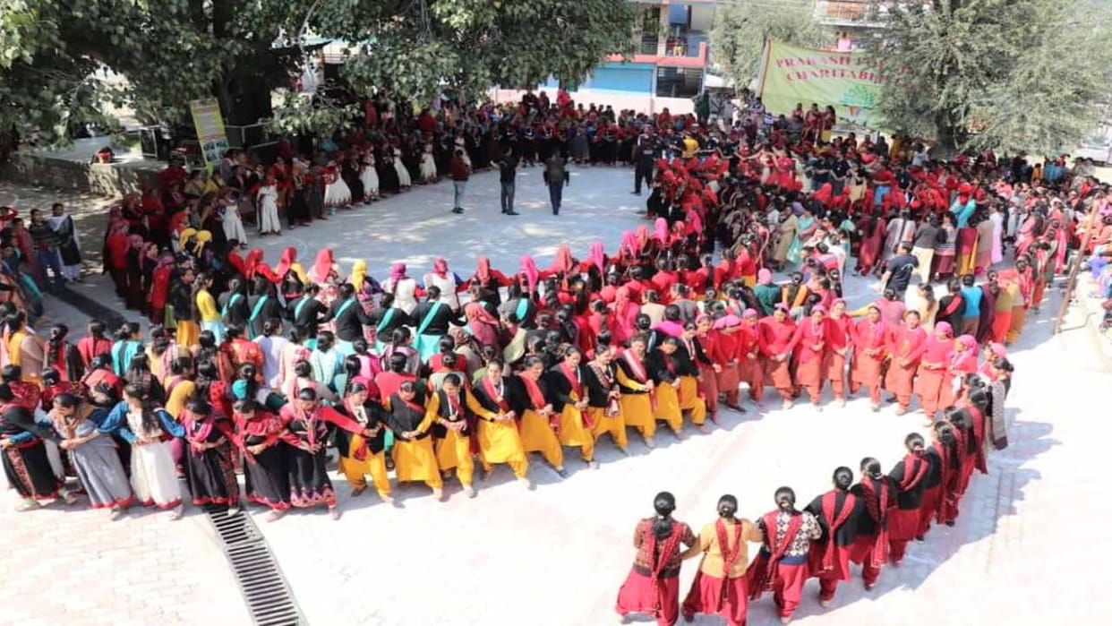1,000 women put Mahanati in Mohal, gave message of empowerment