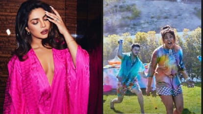 Preity Zinta Priyanka Chopra Shared Holi Celebration photos on instagram With Their Husbands