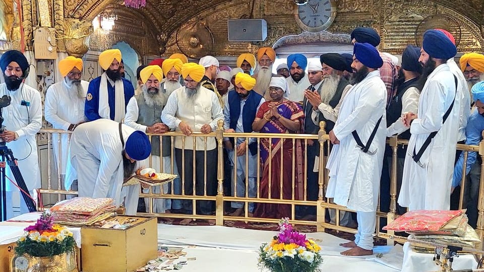 President Droupadi Murmu visit Amritsar today all update in Hindi