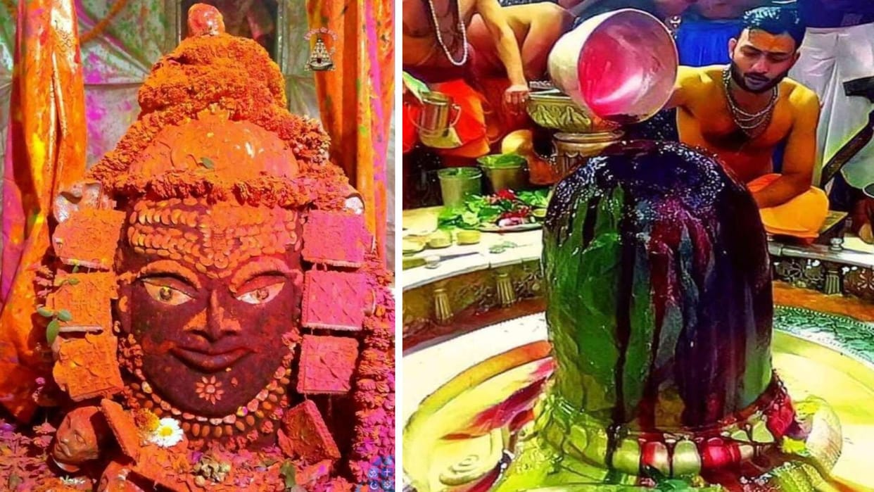 Rangpanchami in Ujjain: Color Of Tesu Flowers Will Be Offered To Lord Mahakal News in Hindi