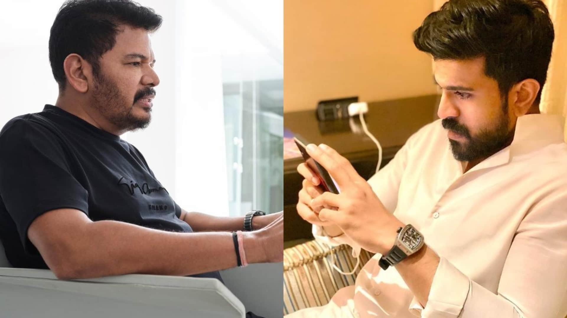 RC15 first Look Will Release on Ram Charan Birthday Film maker Shanker Is preparing A special Design For Logo