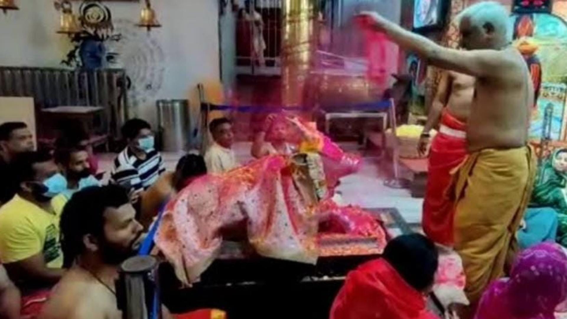 Rangpanchami in Ujjain: Color Of Tesu Flowers Will Be Offered To Lord Mahakal News in Hindi