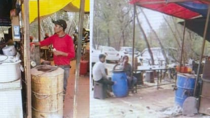 हाईकोर्ट परिसर में अवैध अतिक्रमण।