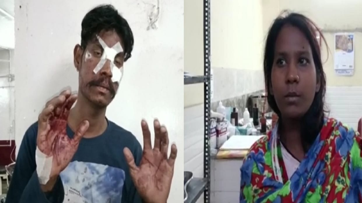 Young man injured brother and sister with a knife who came to settle the dispute