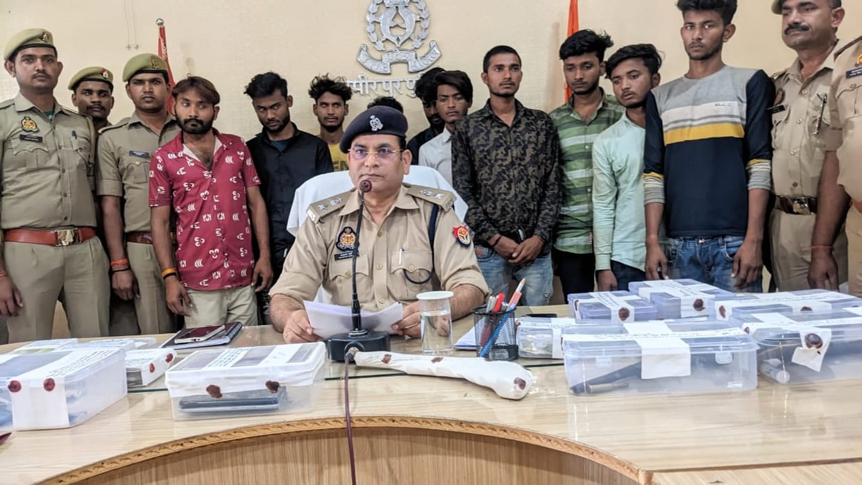10 accused of robbery and theft arrested in Hamirpur, police recovered cash pistol cartridges and vehicle