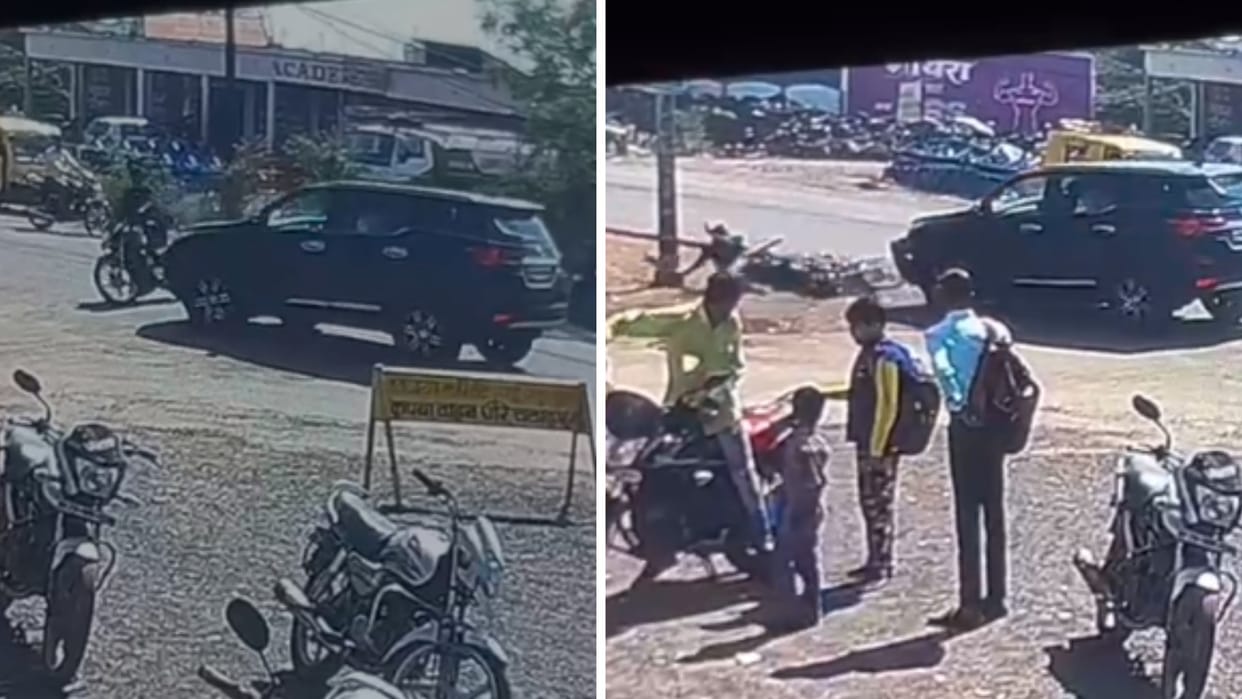 MP News: Bhopal refer bike rider collided with Digvijay Singh's car
