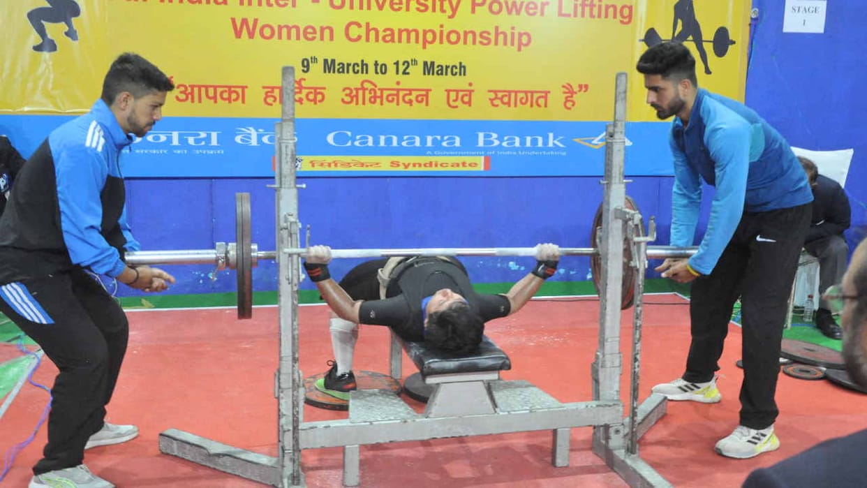 All India Inter University Power Lifting Championship: Sheikh Sadia of Koneru Lakshmaiah University became the