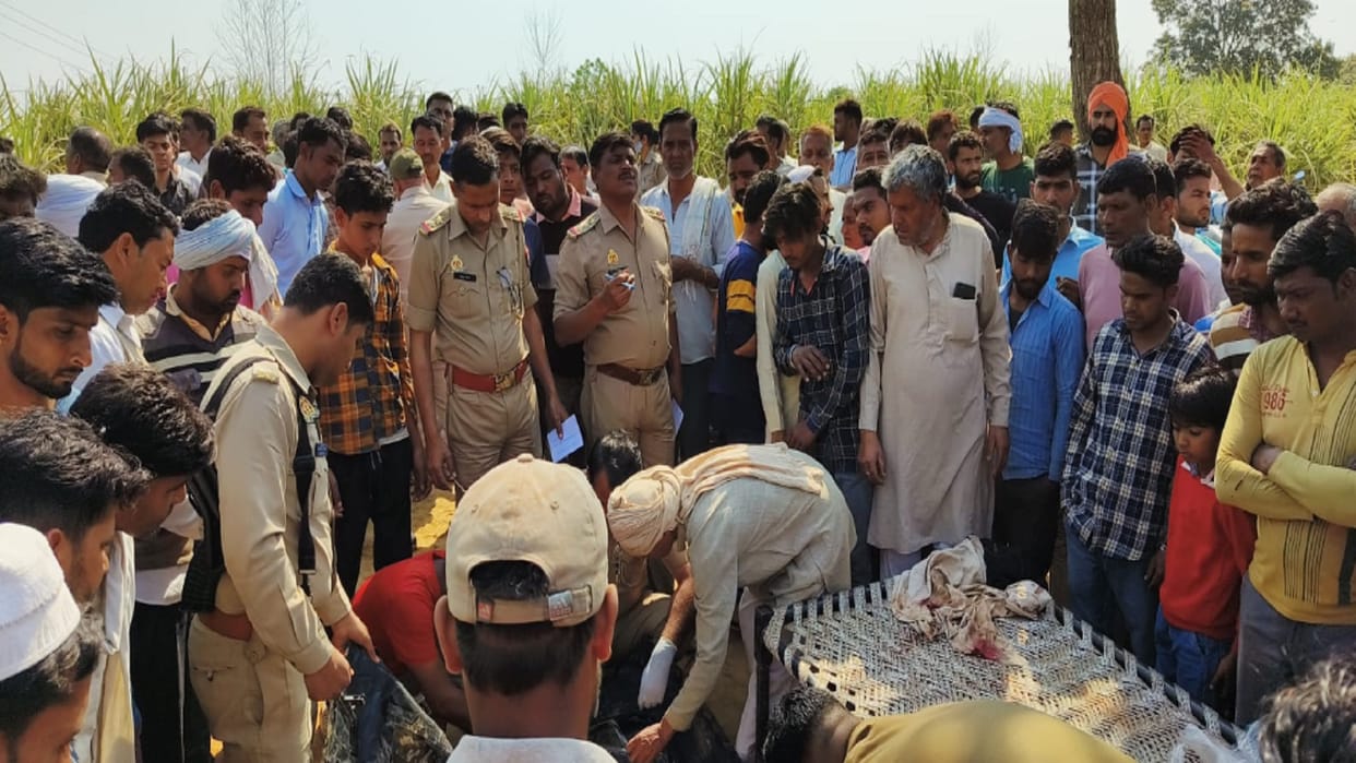 A man and two horses died after being buried under debris at brick kiln in Saharanpur