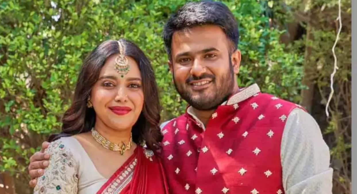 Swara Bhaskar and Fahad Ahmad marriage rituals started actress dance on Dhol beats video goes viral