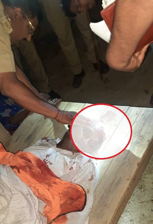 Younger brother attacked elder with sharp weapon in land dispute, death, accused absconded from the spot