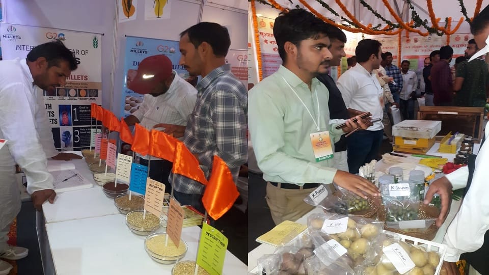 Hisar Krishi Vikas Mela Farmers took information about latest fertilizers seeds and plants