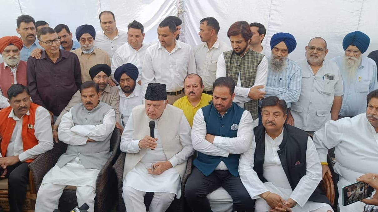 Opposition meeting in Jammu: Farooq abdullah said plan do meet national leaders and ec regarding j&k situation
