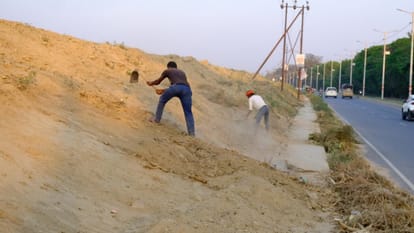 beautification work of dam not completed for six and a half km from Nausadh to Kalesar