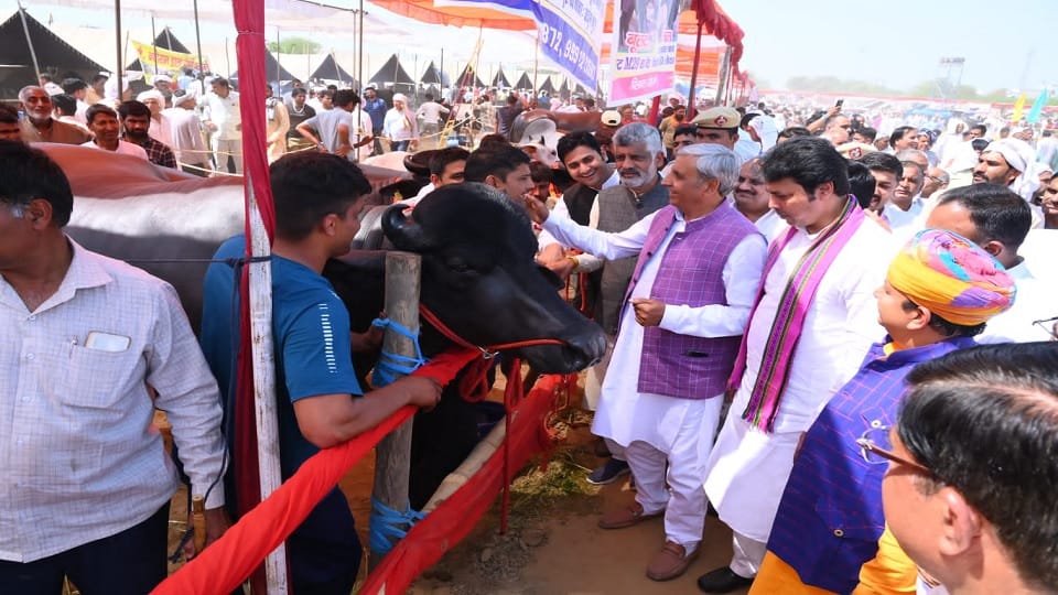 Former Chief Minister of Tripura Biplab Dev said Haryana livestock farmers and soldiers number one
