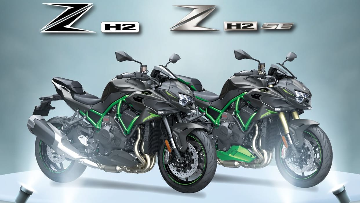 kawasaki launches z h2 and zh2 se super bikes in india, know price and other details