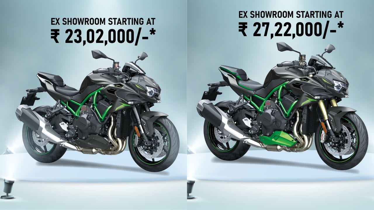 kawasaki launches z h2 and zh2 se super bikes in india, know price and other details