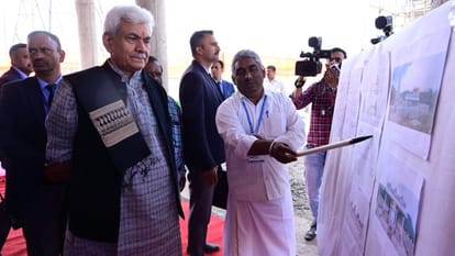 LG Manoj Sinha inspects Jambu Zoo Jammu site reviews progress of construction work