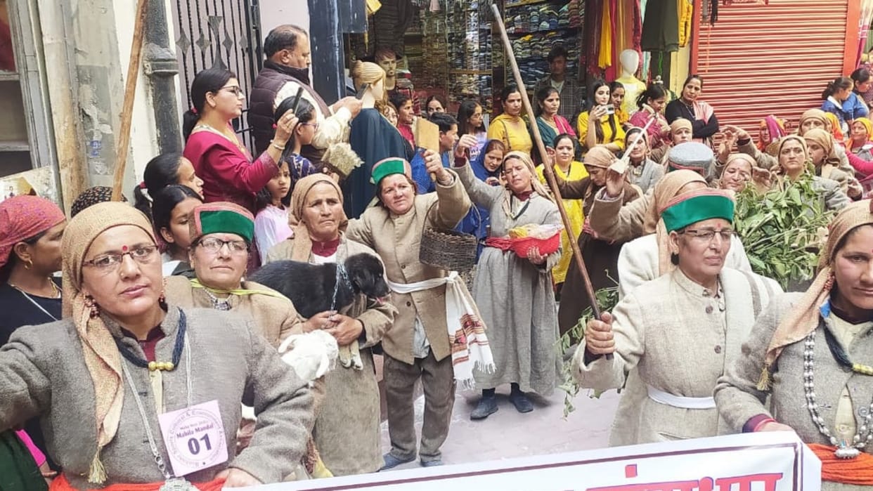 Faag Festival Mahanati by 70 Mahila Mandals In Rampur Bushahar Himachal Pradesh
