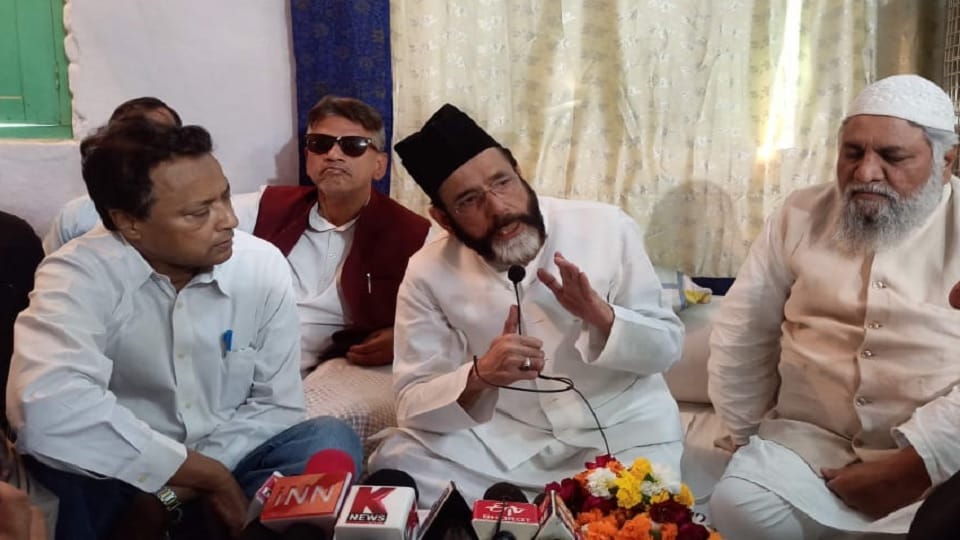 Tauqeer Raza used objectionable words against PM Narendra Modi in Moradabad