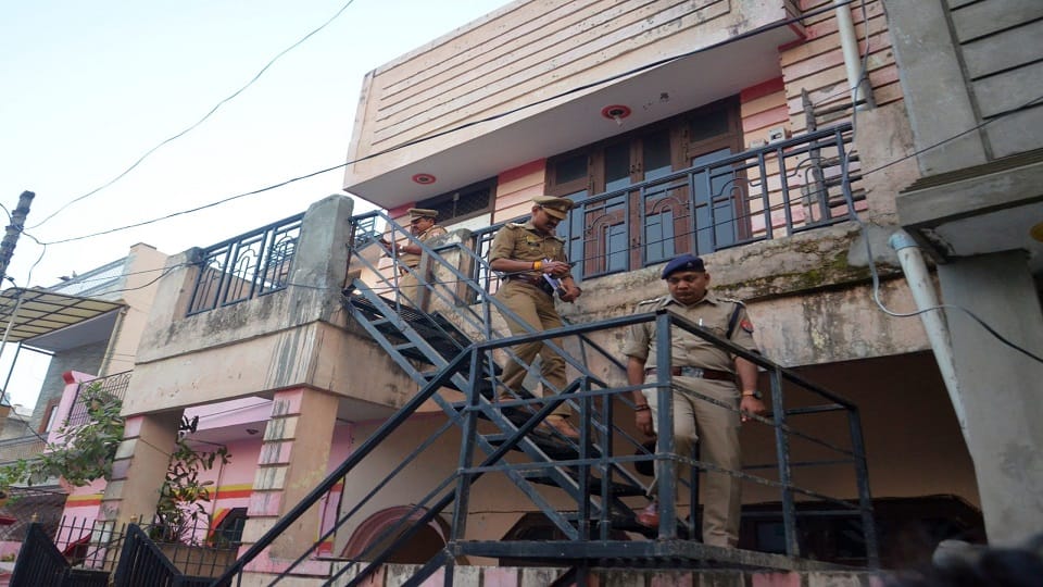 Police team searched Ashraf brother-in-law Saddam room in Bareilly