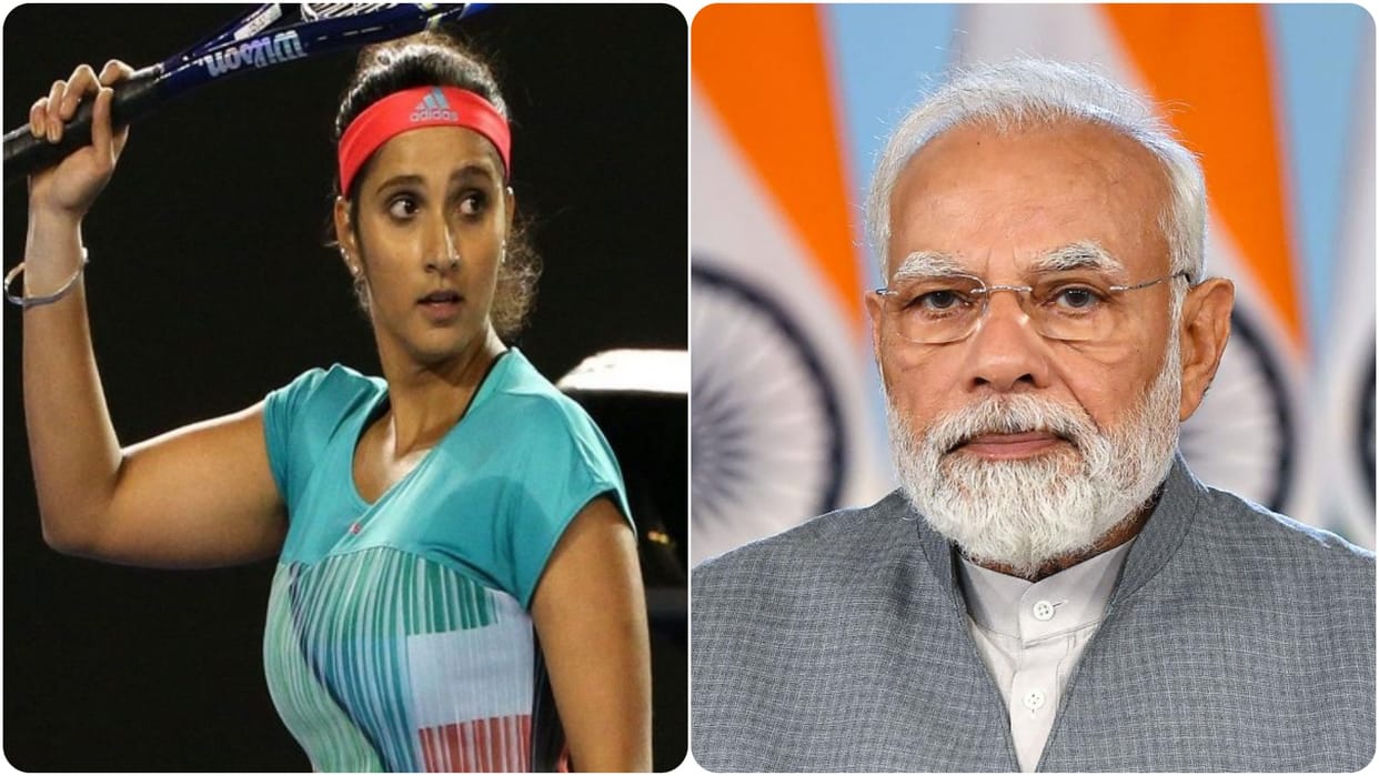 Sania Mirza thanks PM Modi for Supporting words after her retirement Match