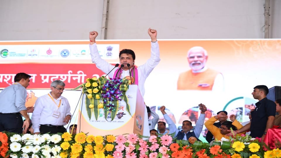Former Chief Minister of Tripura Biplab Dev said Haryana livestock farmers and soldiers number one