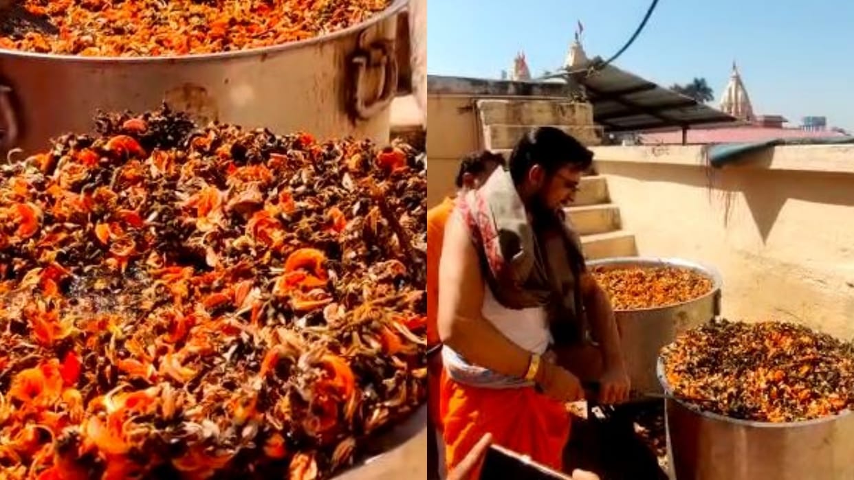 Ujjain News Baba Mahakal will play Rangpanchami with the color of three quintal Tesu