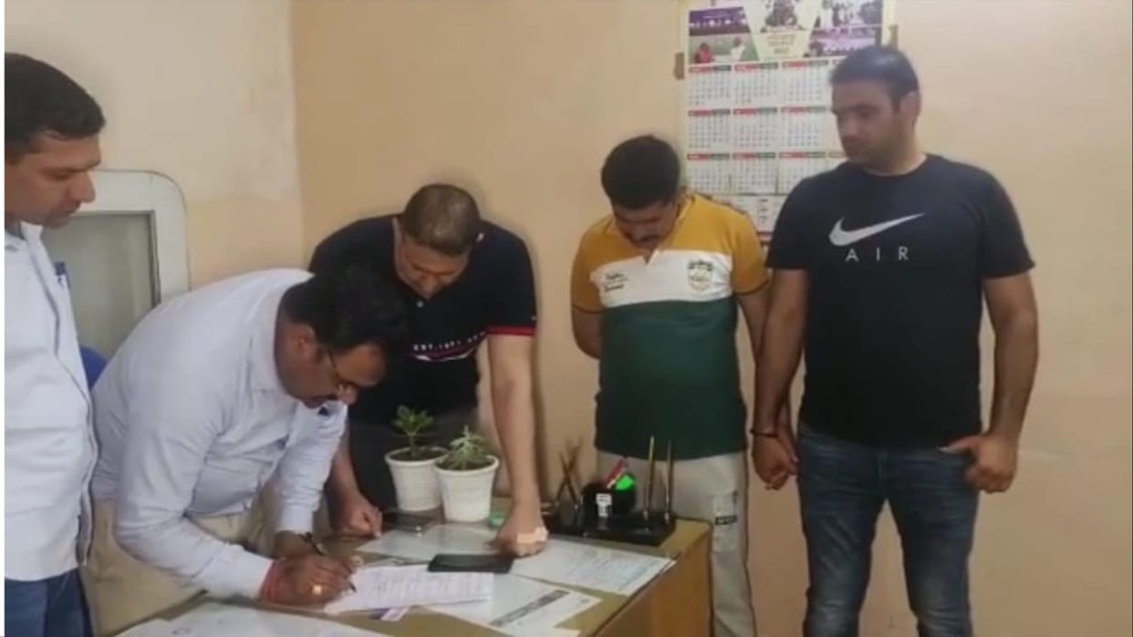 Police department driver arrested for taking bribe of Rs 10500