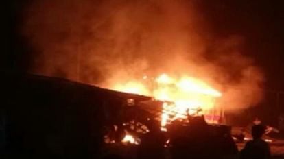 Seven shops gutted in fire in town police station area in Sitamarhi, loss of around Rs 60 lakh