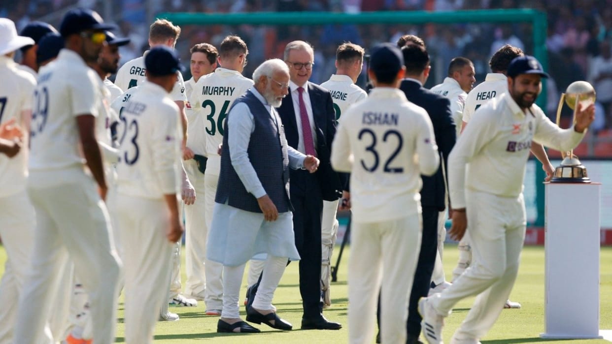 ahmedabad police arrest two men in connection with india australia test match threat khalistan pakistan