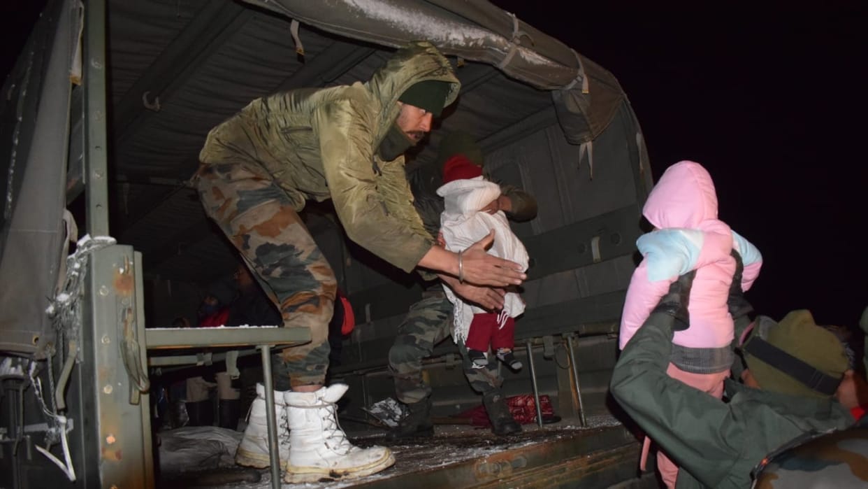 Indian Army launched 'Operation Him Rahat' in Sikkim, rescued 370 tourists