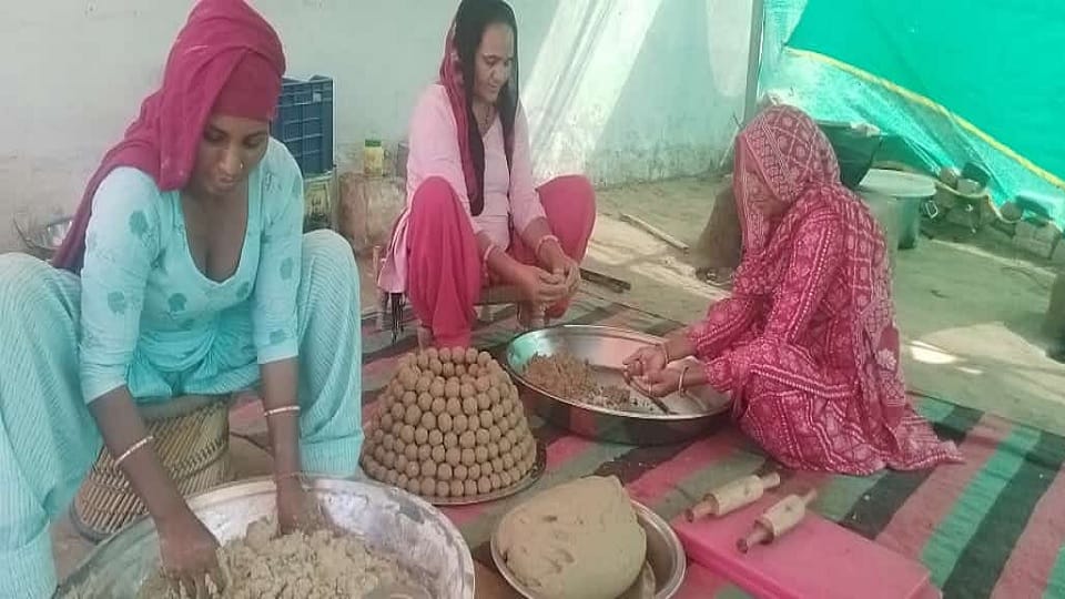 Mahendragarh sweetness of millet laddus reached Japan women of self-help group of village Bawaniya