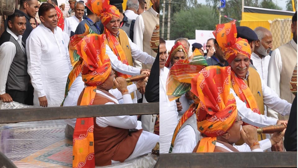 Hisar Agricultural Development Fair CM Manohar took information about methods of new agricultural