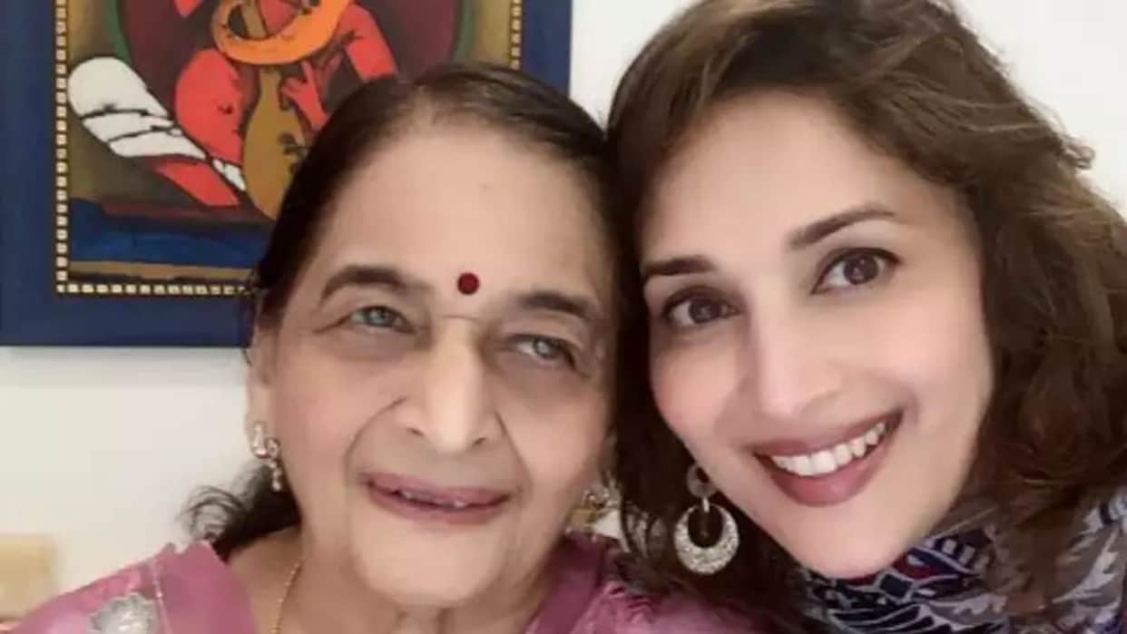 Madhuri Dixit mother Snehlata Dixit passed away funeral will be held in Worli  Mumbai