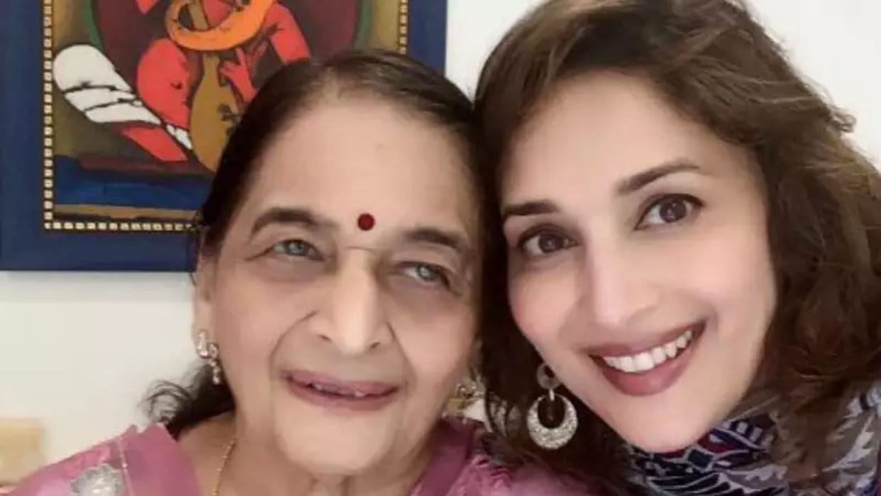 Madhuri Dixit mother Snehlata Dixit passed away funeral will be held in Worli  Mumbai