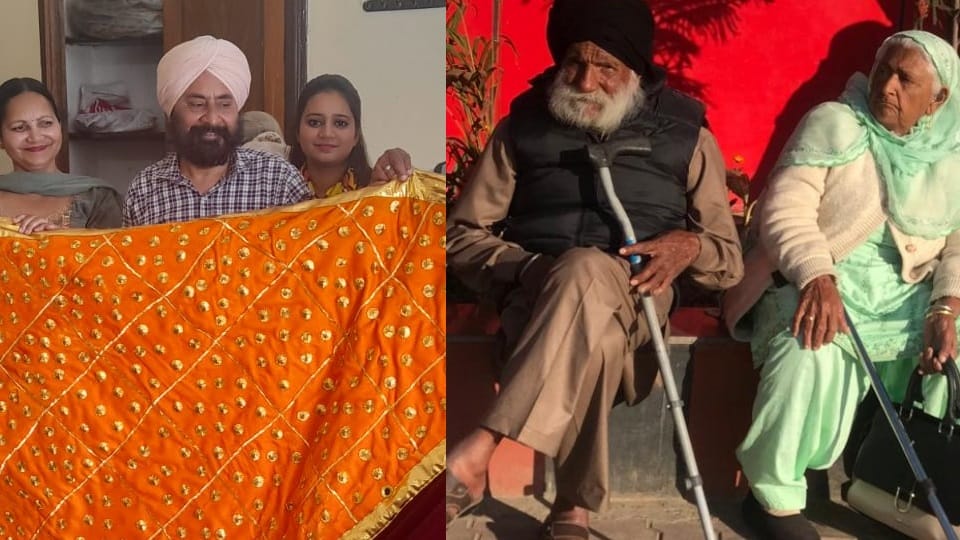 Dehradun Darbar Sahib Jhande Ji Sansar Singh got a chance to present Darshani Gilaf After 30 years