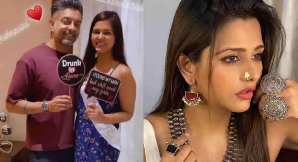 Dalljiet kaur shares her bridal shower with friends before marrying to Nikhil Patel video goes viral