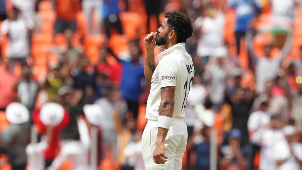 Video watch Virat Kohli iconic celebration after century against Australia dedicates to wife Anushka Sharma