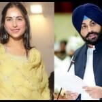 आईपीएस ज्योति यादव और मंत्री हरजोत बैंस।