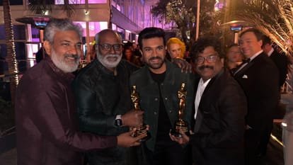 Oscars 2023 Members of the Korean Embassy dance to the tunes of Naatu Naatu song from RRR movie