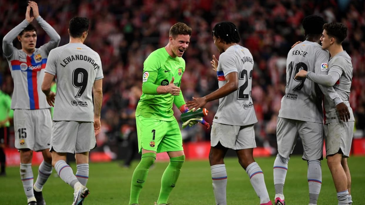 La Liga Barcelona strengthen lead with win beat Athletic Bilbao 1-0 in controversial match