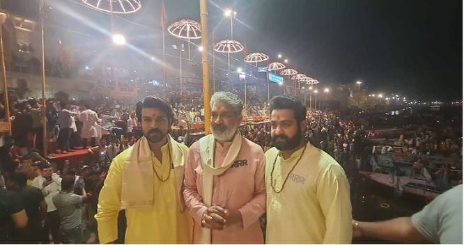 RRR Naatu Naatu wins Oscar award wave of happiness in Varanasi Baba Vishwanath and Maa Ganga
