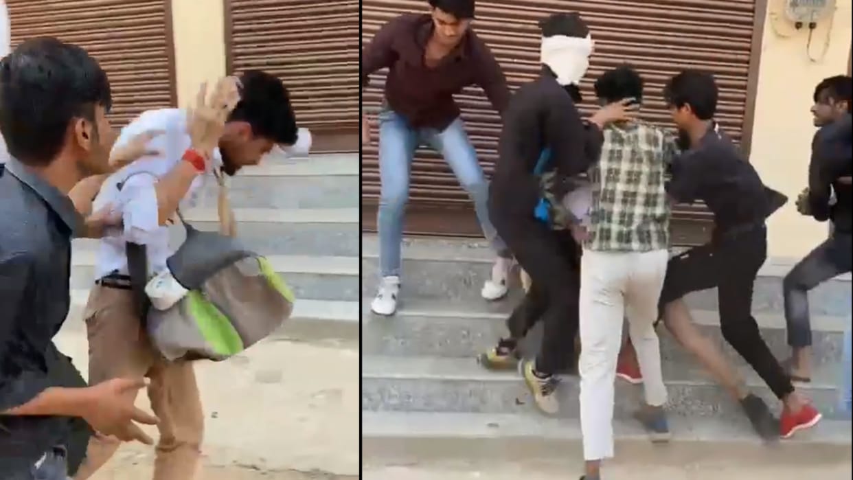 MP News: Class-12 student returning from examination in Gwalior was beaten up, police registered a case