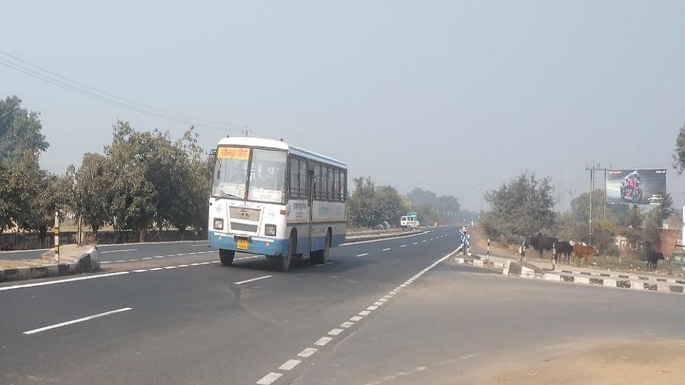 Buses not coming inside the city even after the overbridge built