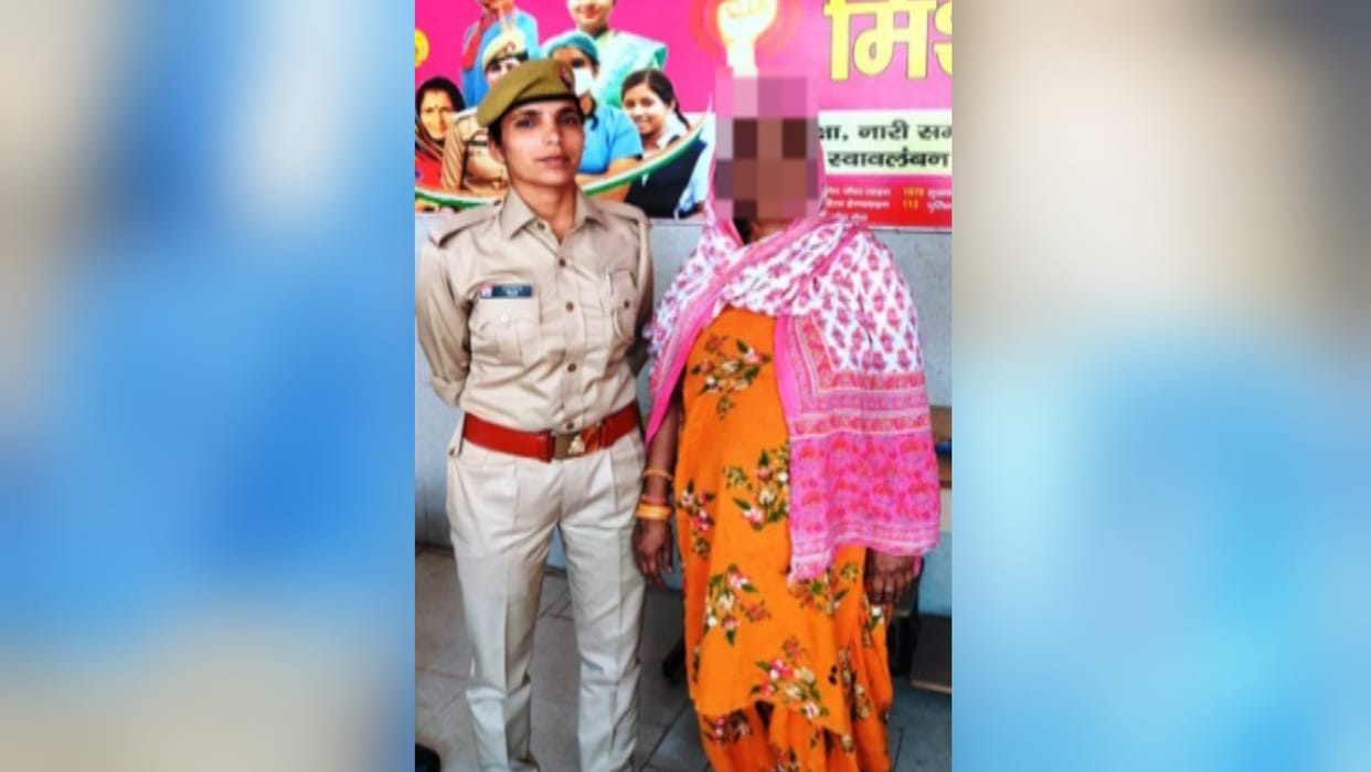 Meerut police have arrested a woman smuggler with Ganja and 12.75 lakh