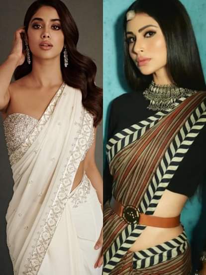 पतली लड़कियों के लिए ब्लाउज डिजाइन