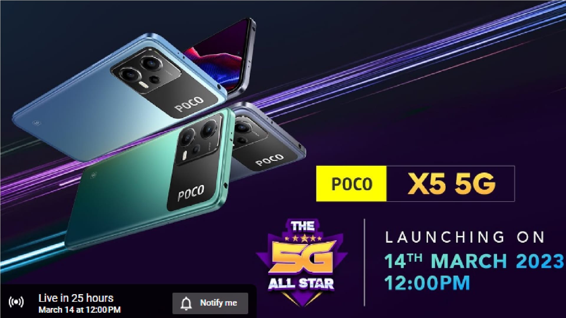 Poco X5 5G specifications leaked ahead of 14th march India launch