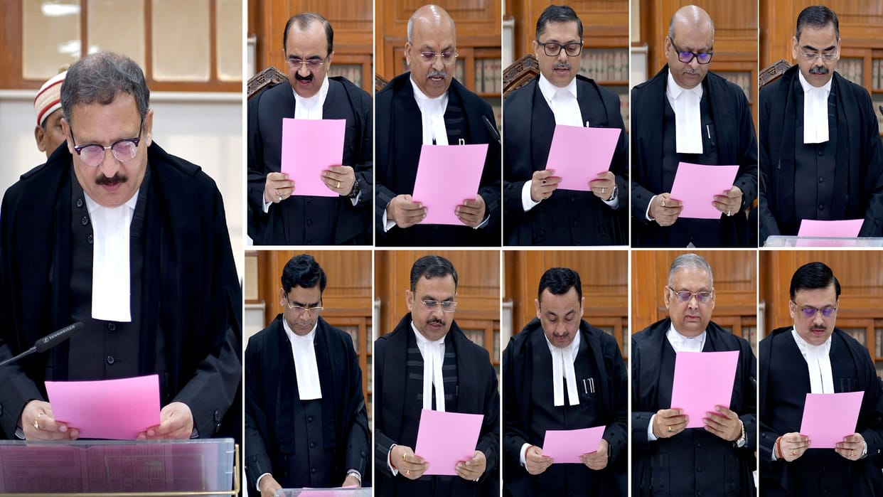 Allahabad High Court: Ten Justices of the High Court took oath as permanent judges