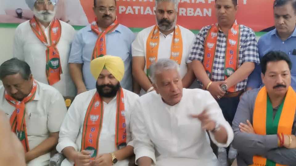 Sunil Jakhar targeted Punjab government over law and order in Patiala
